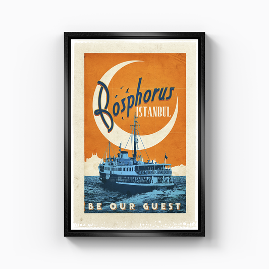 Istanbul Bosphorus - Canvas Painting