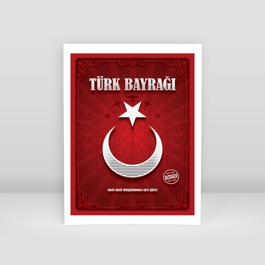 Türk Bayrağı - Art Print