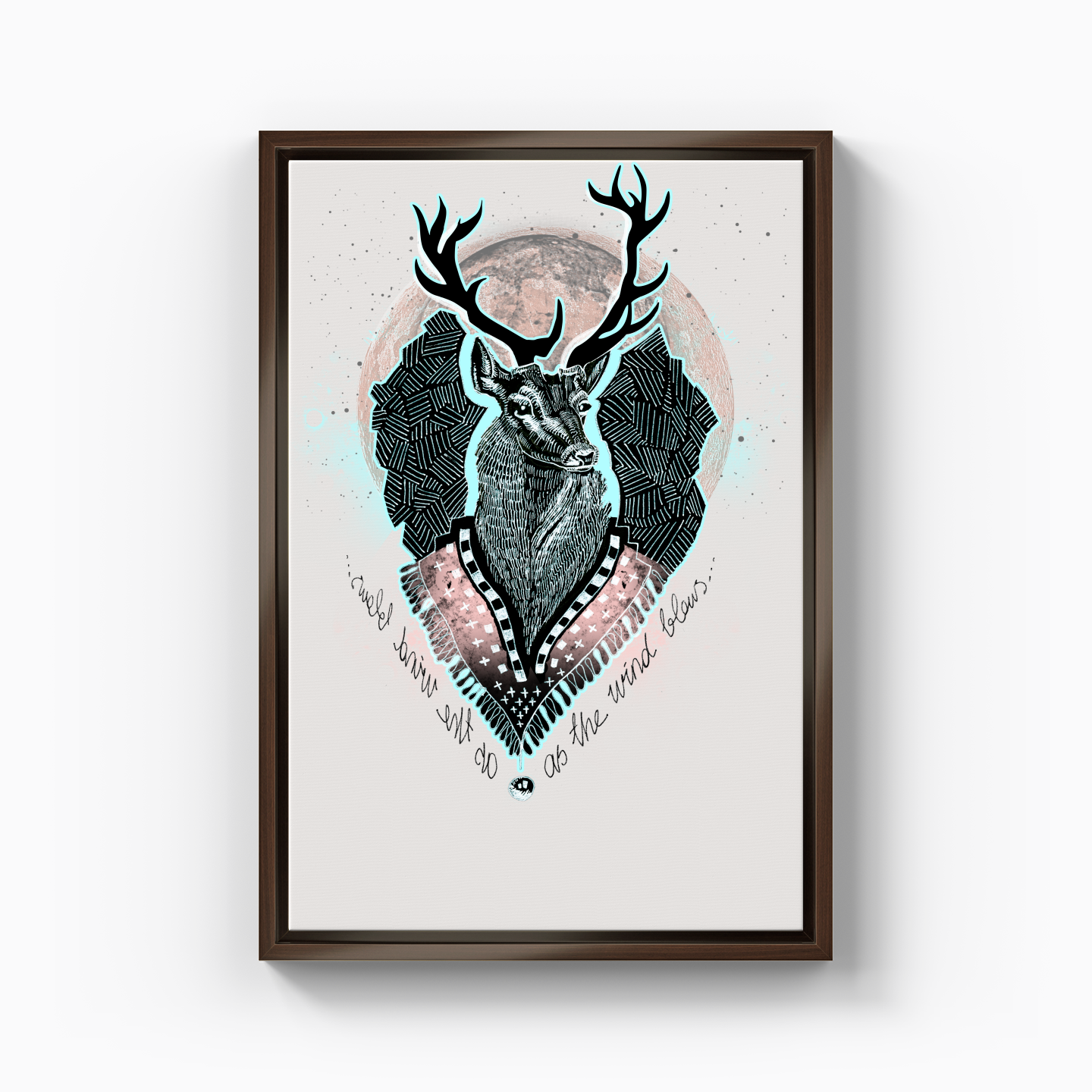 Wind Deer - Canvas Print