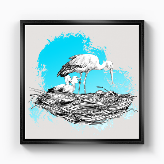 Stork's Nest - Canvas Painting