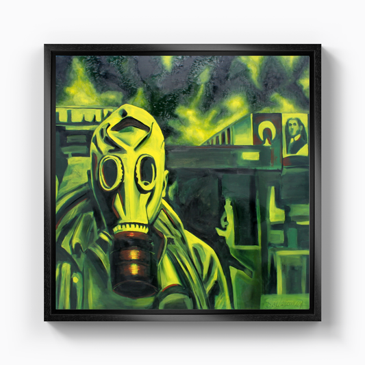 gas mask - Canvas Painting