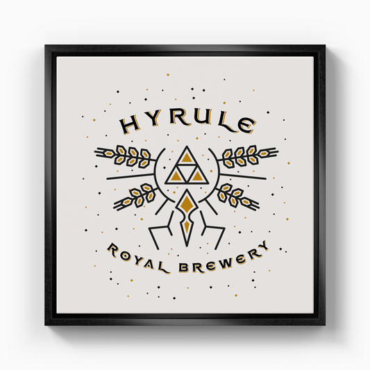 Hyrule Royal Brewery - Kanvas Tablo