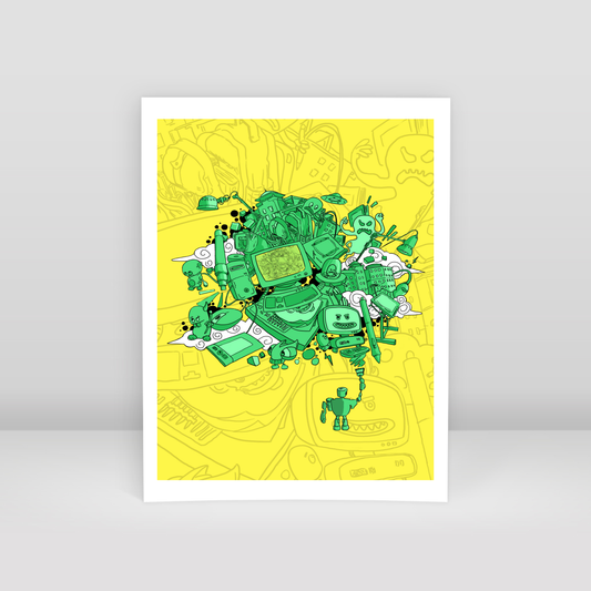 çizer rüyası - Art Print