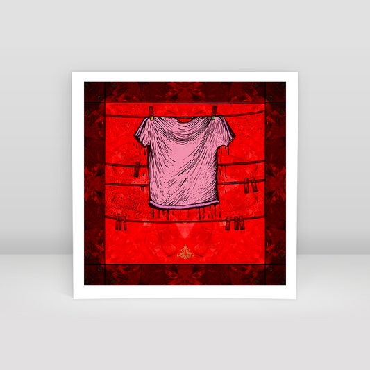 Asthma Laundry - Art Print