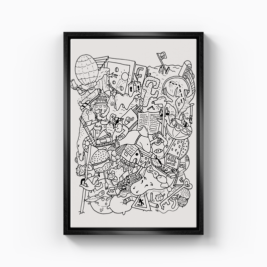 doodle dream - Canvas Print