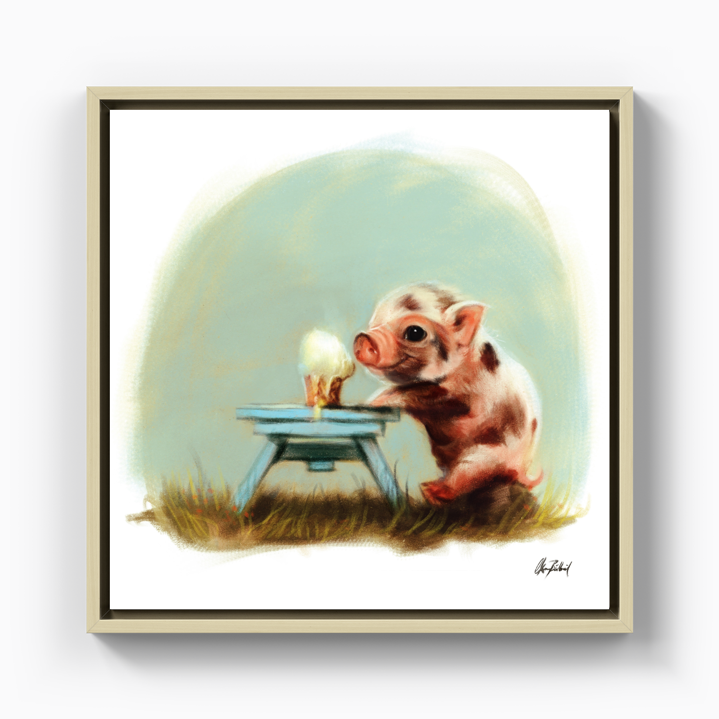 Piggy - Canvas Print
