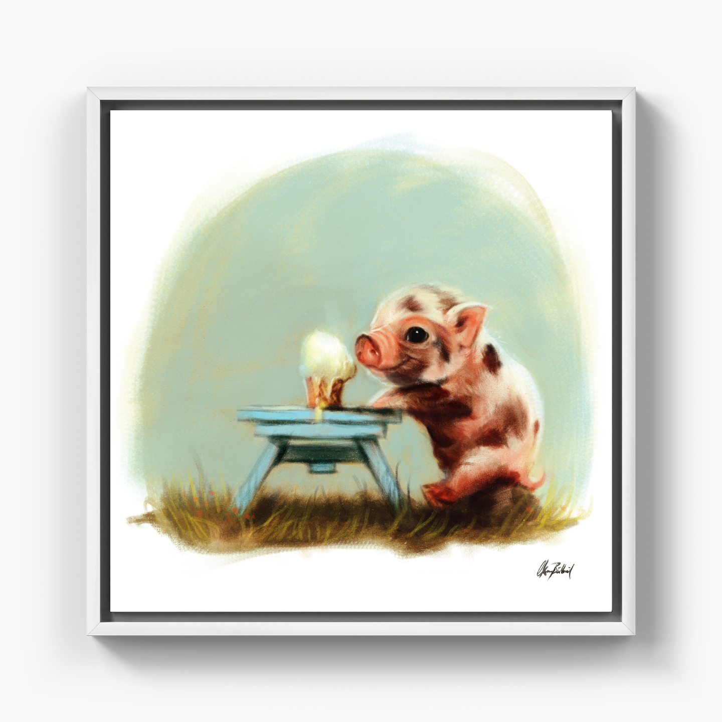 Piggy - Canvas Print