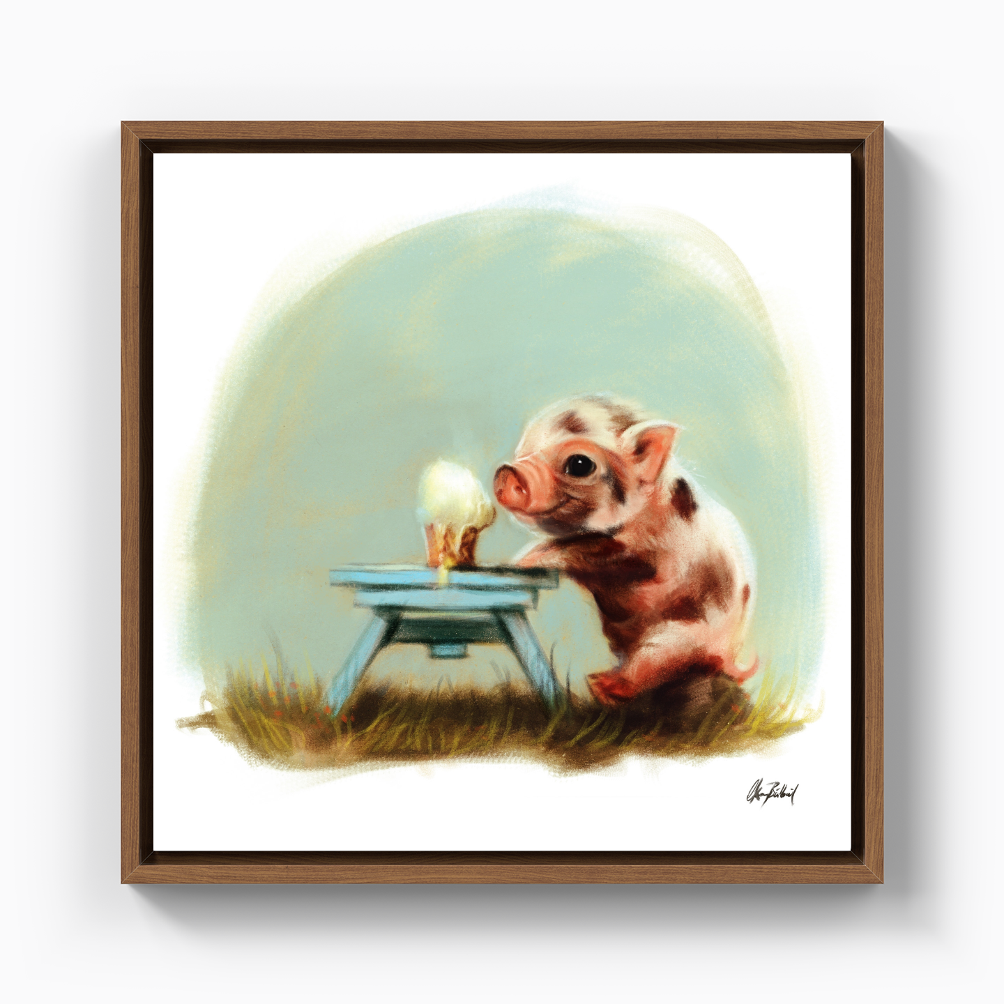 Piggy - Canvas Print