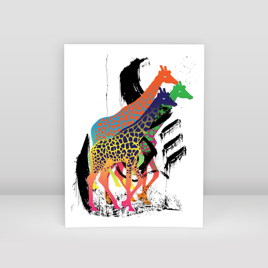 Zürafalar - Art Print