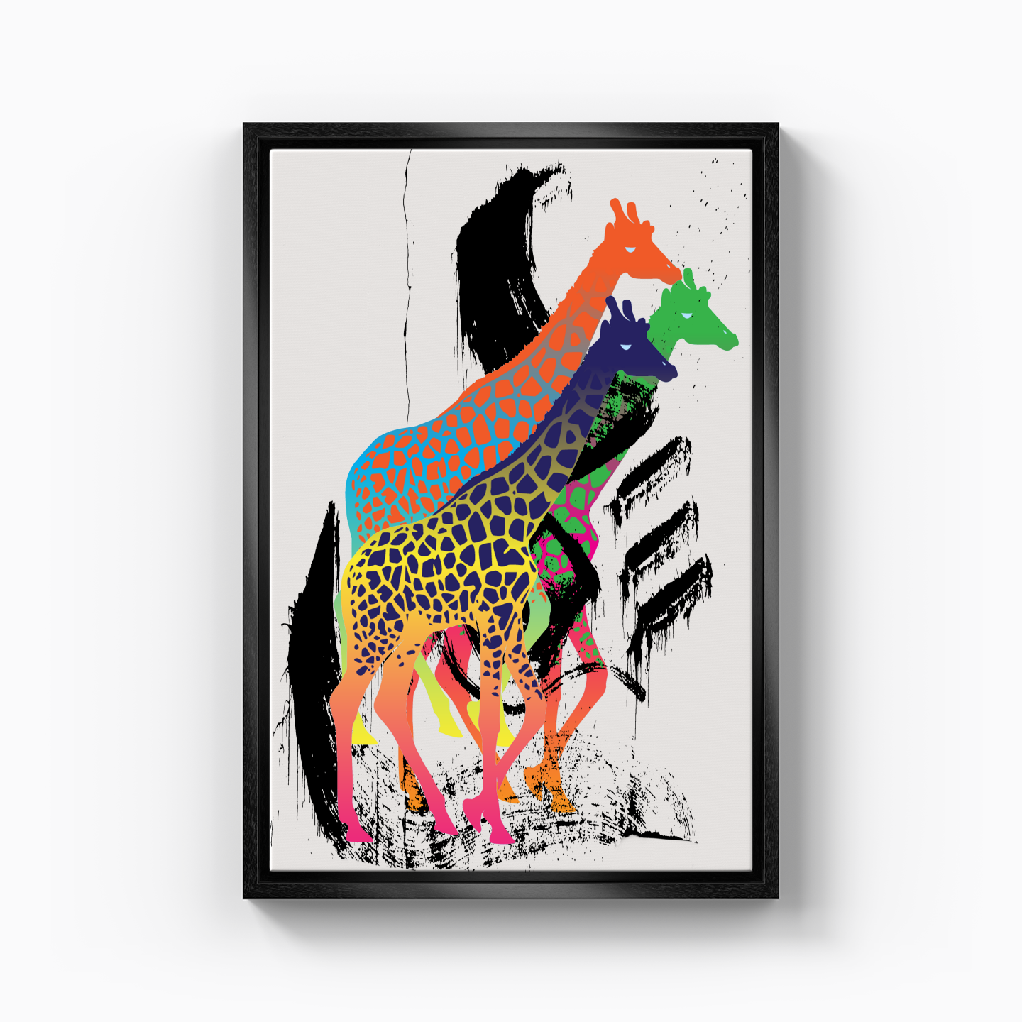 Zürafalar - Kanvas Tablo