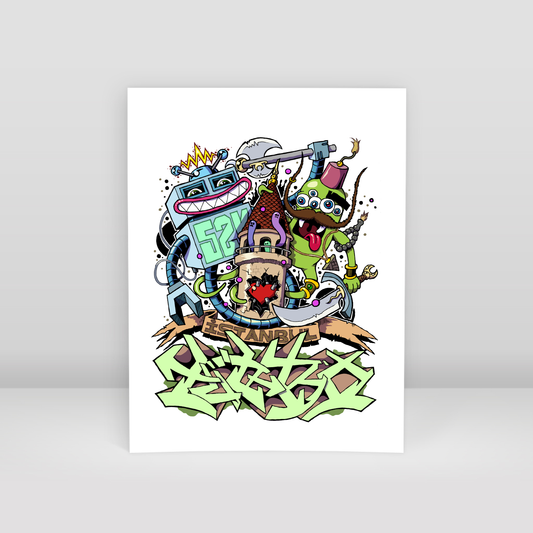 istanbul galata - Art Print