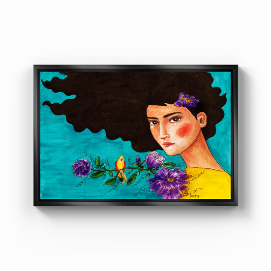 bring your voice - Canvas Print