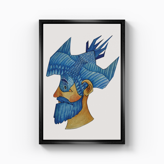 bird man - Canvas Painting