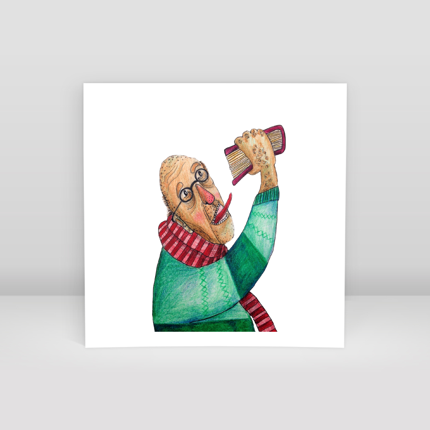 kitap ayyaşı - Art Print