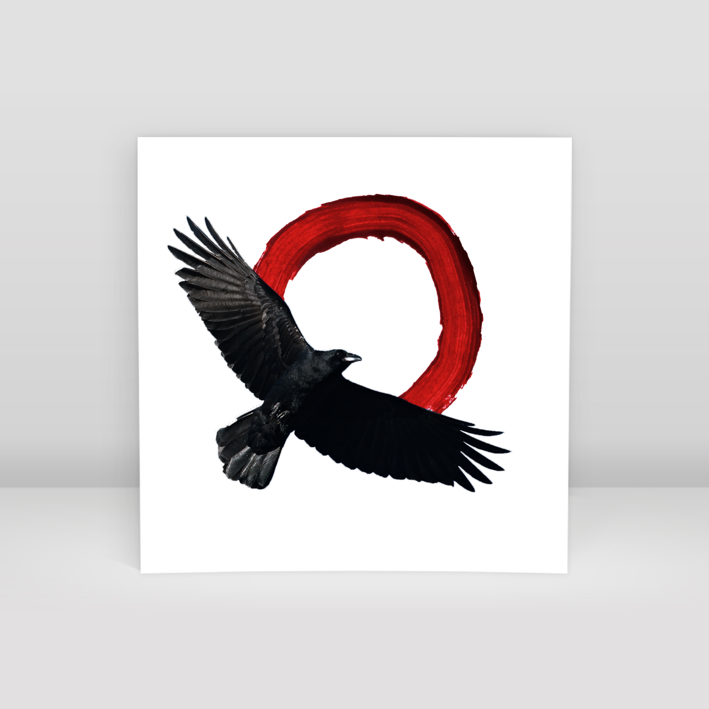 Odin crow - Art Print