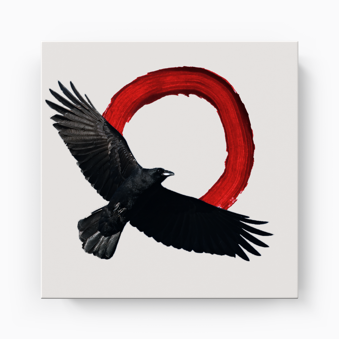 Odin crow - Kanvas Tablo