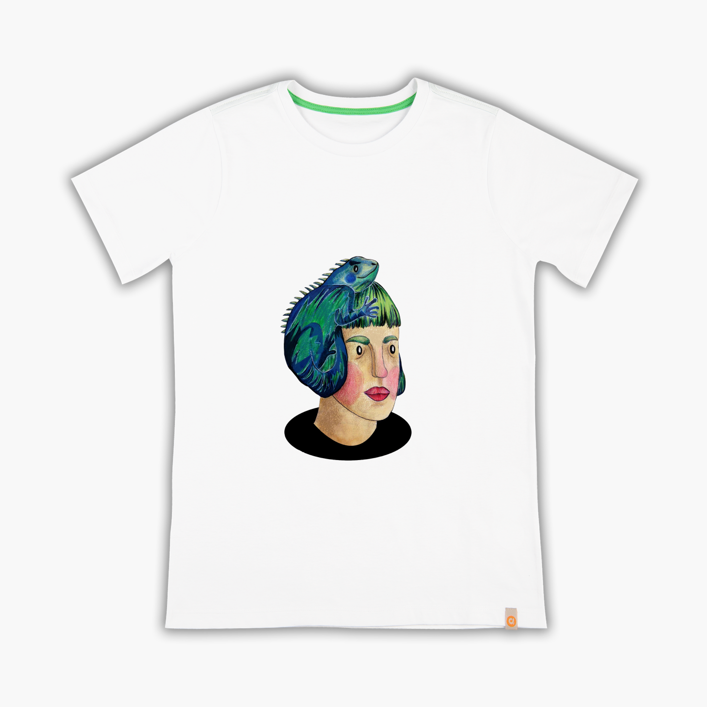chameleon girl - T-shirt