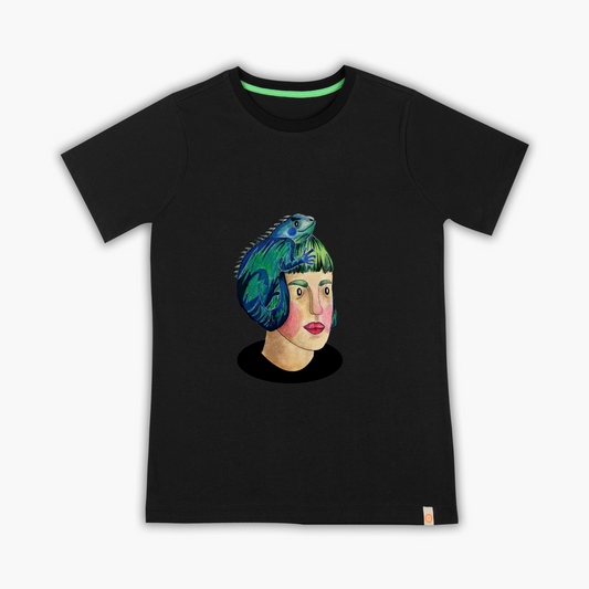 chameleon girl - T-shirt