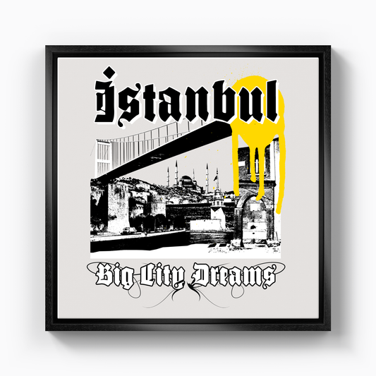 Istanbul Big City Dreams - Canvas Painting