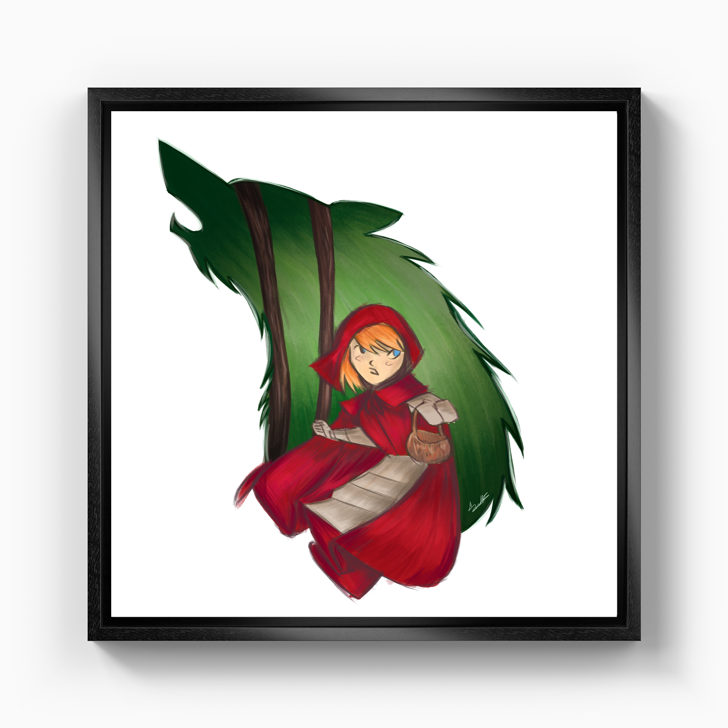 RED RIDING RIDING RIDING - Canvas Painting