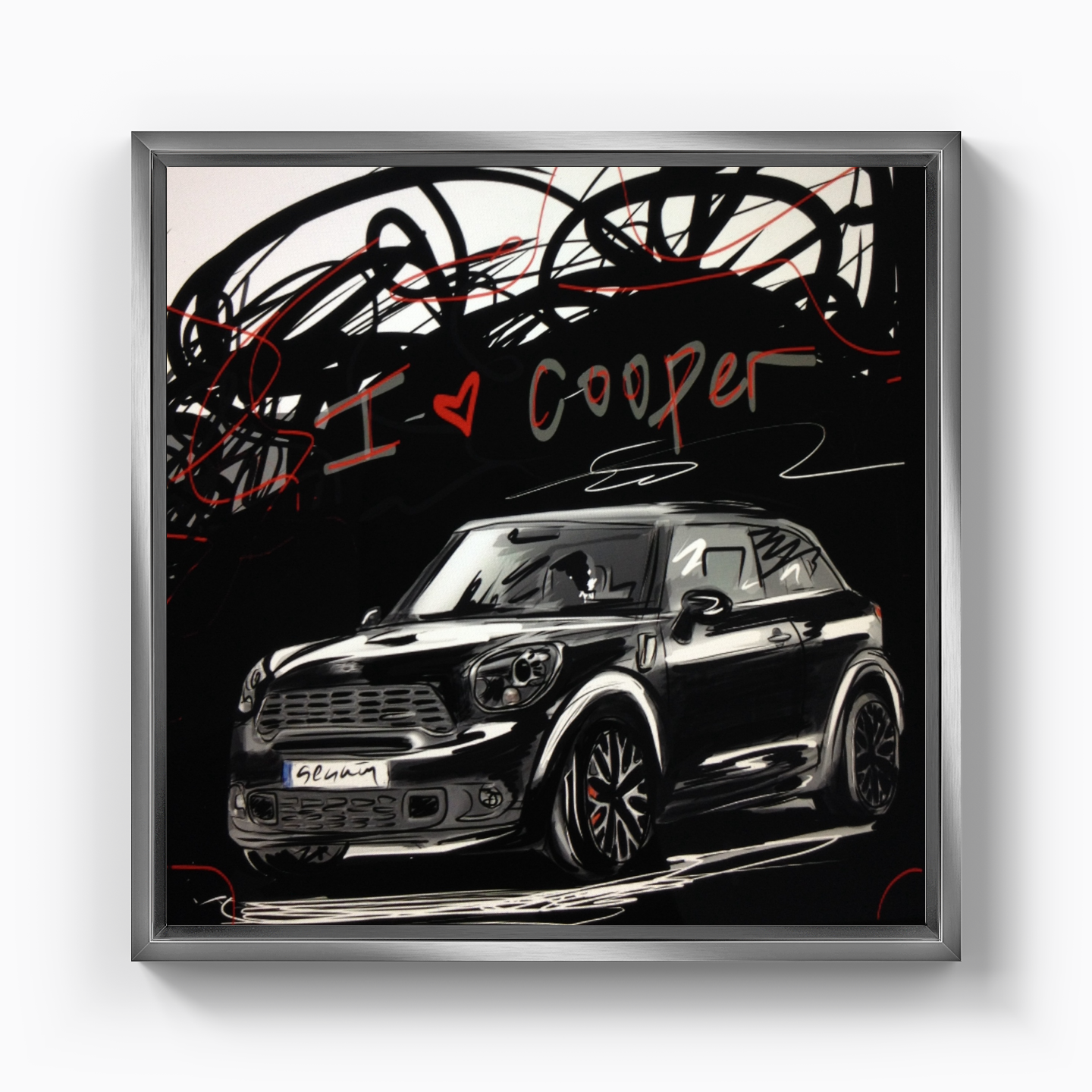 I love cooper - Kanvas Tablo