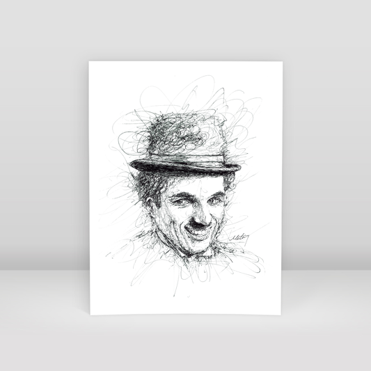 Charlie Chaplin - Art Print