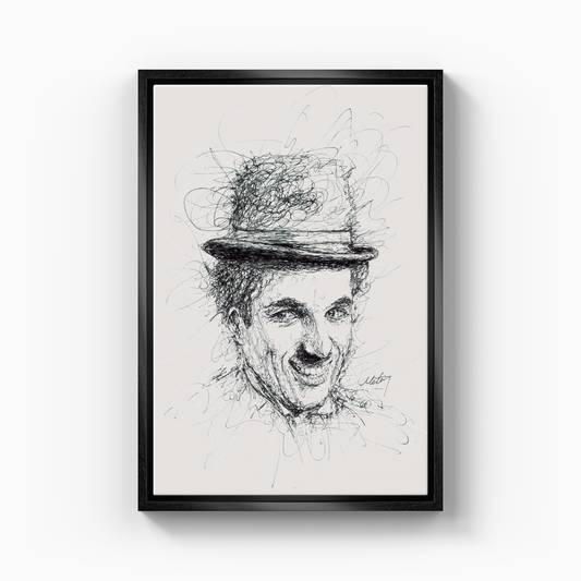 Charlie Chaplin - Kanvas Tablo