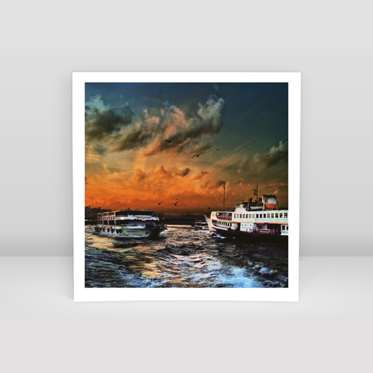 At Sea - Art Print