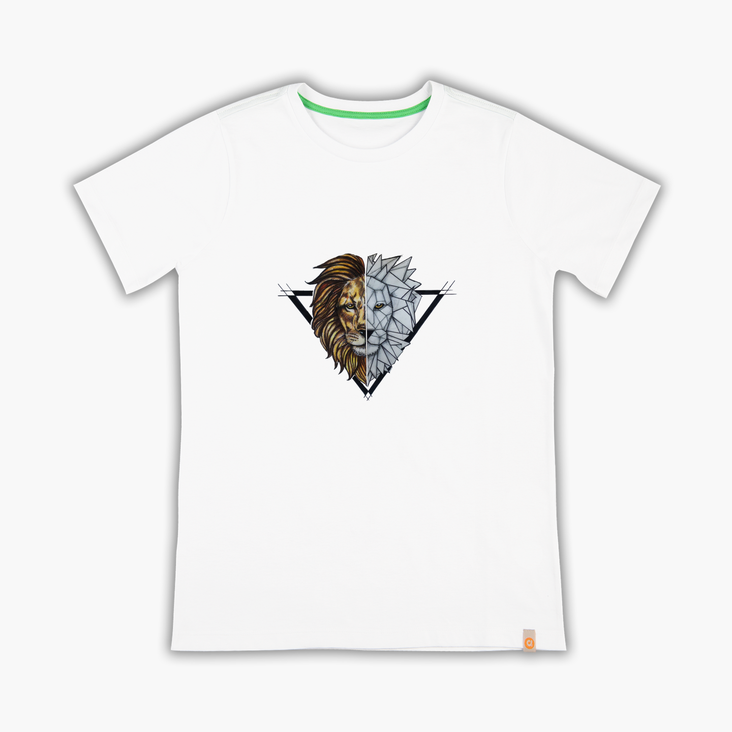 geometrik aslan - Tişört