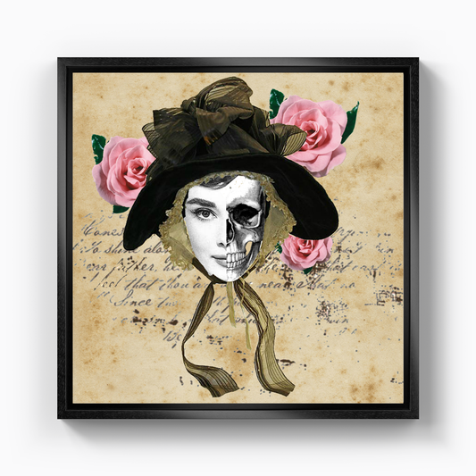 audrey always bön - Canvas Print