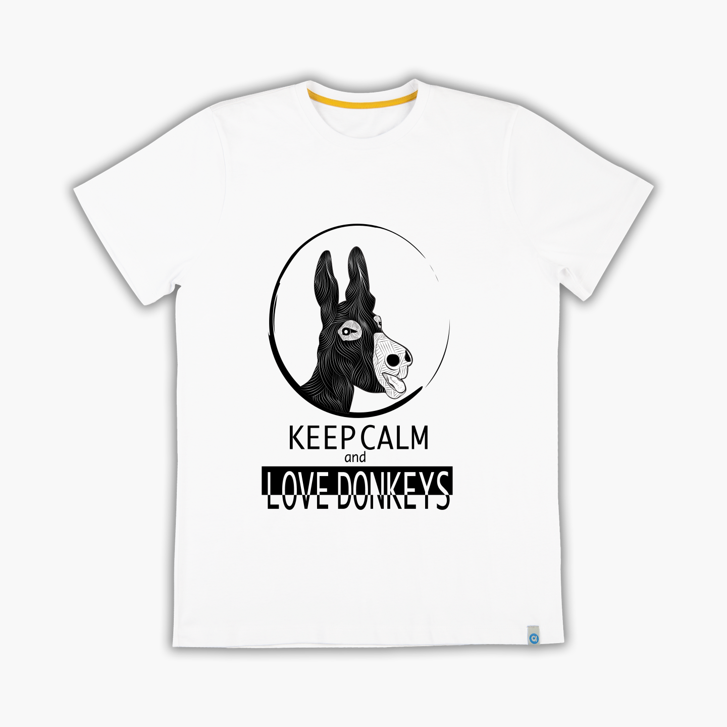 Keep Calm and Love Donkeys - Tişört