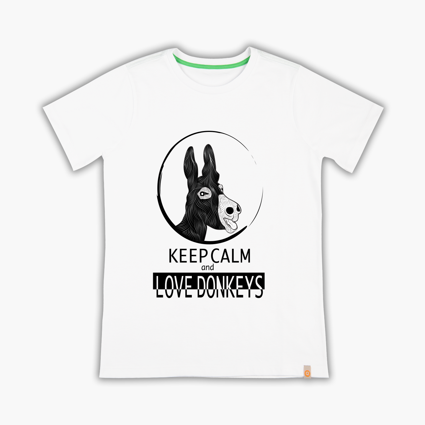 Keep Calm and Love Donkeys - Tişört