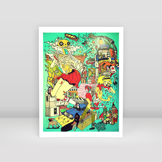 Mad Town - Art Print