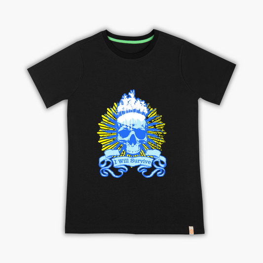Skull I will survive - T-Shirt