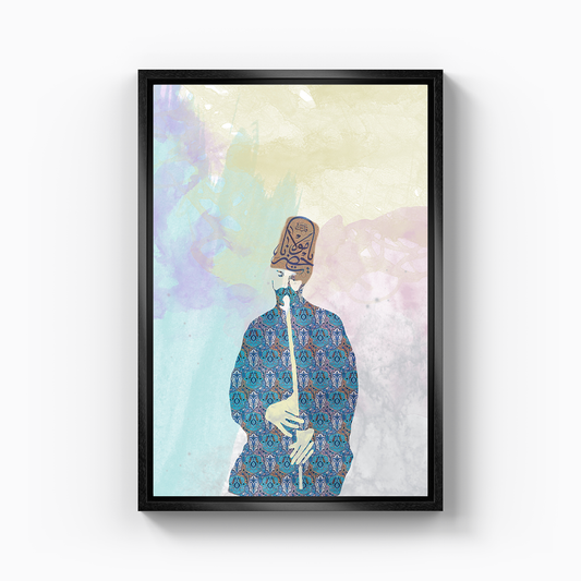 Sufi Ya Hazrat Mevlana - Canvas Print