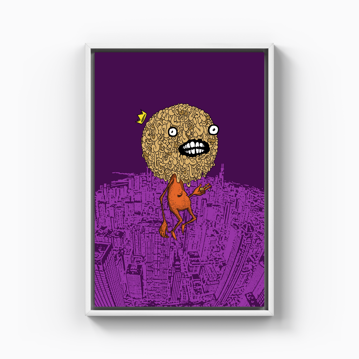 Kafamız Hep Güzel Vol 2 City - Kanvas Tablo