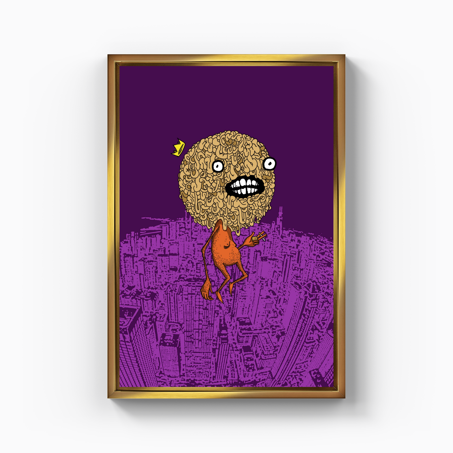 Kafamız Hep Güzel Vol 2 City - Kanvas Tablo