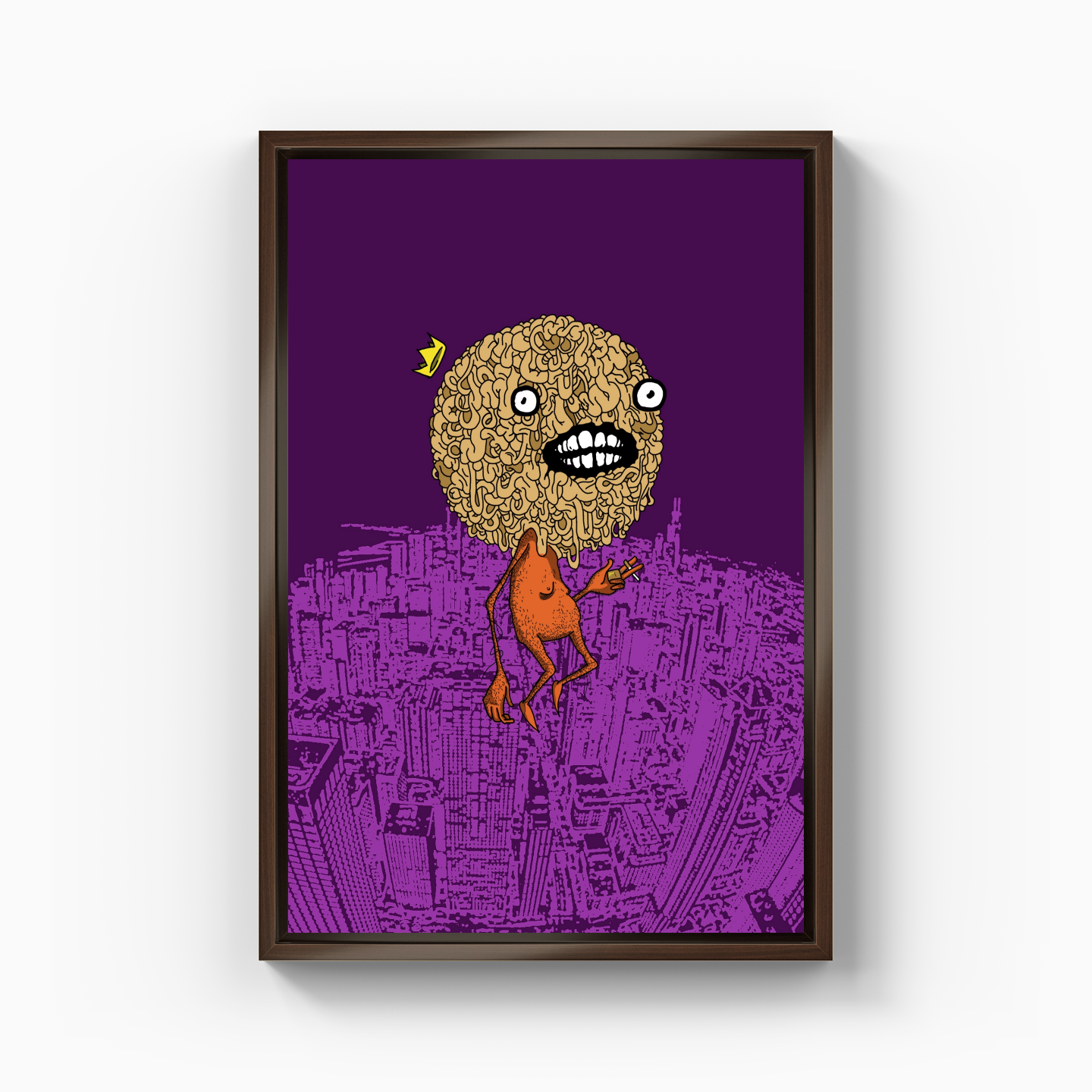 Kafamız Hep Güzel Vol 2 City - Kanvas Tablo