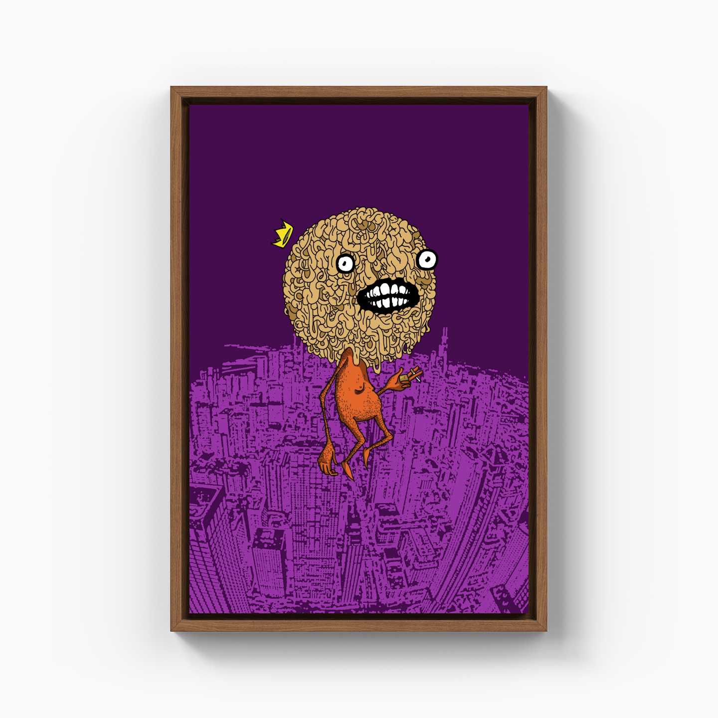 Kafamız Hep Güzel Vol 2 City - Kanvas Tablo