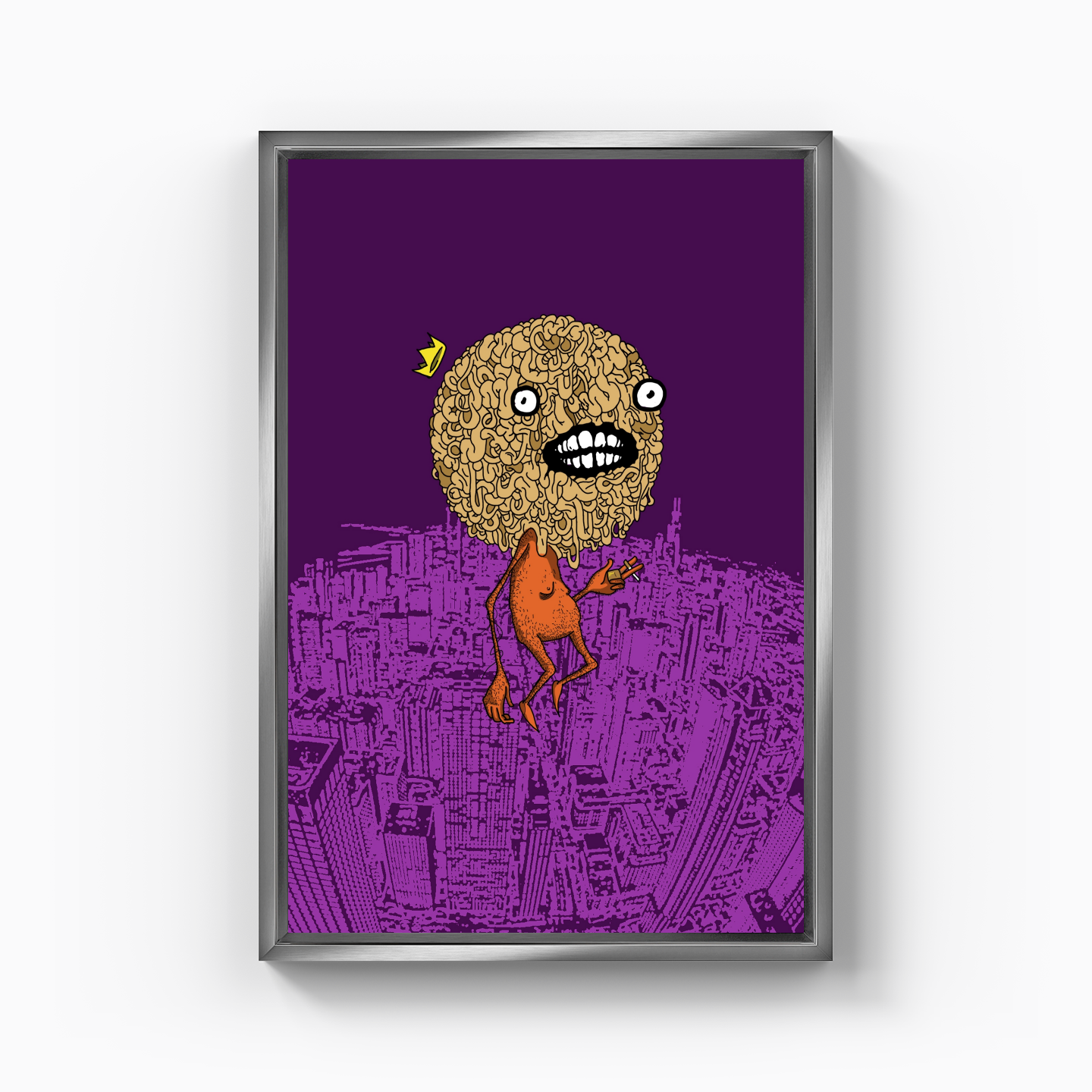 Kafamız Hep Güzel Vol 2 City - Kanvas Tablo