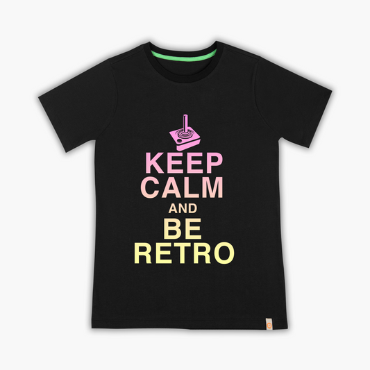 Keep calm and be retro - Tişört