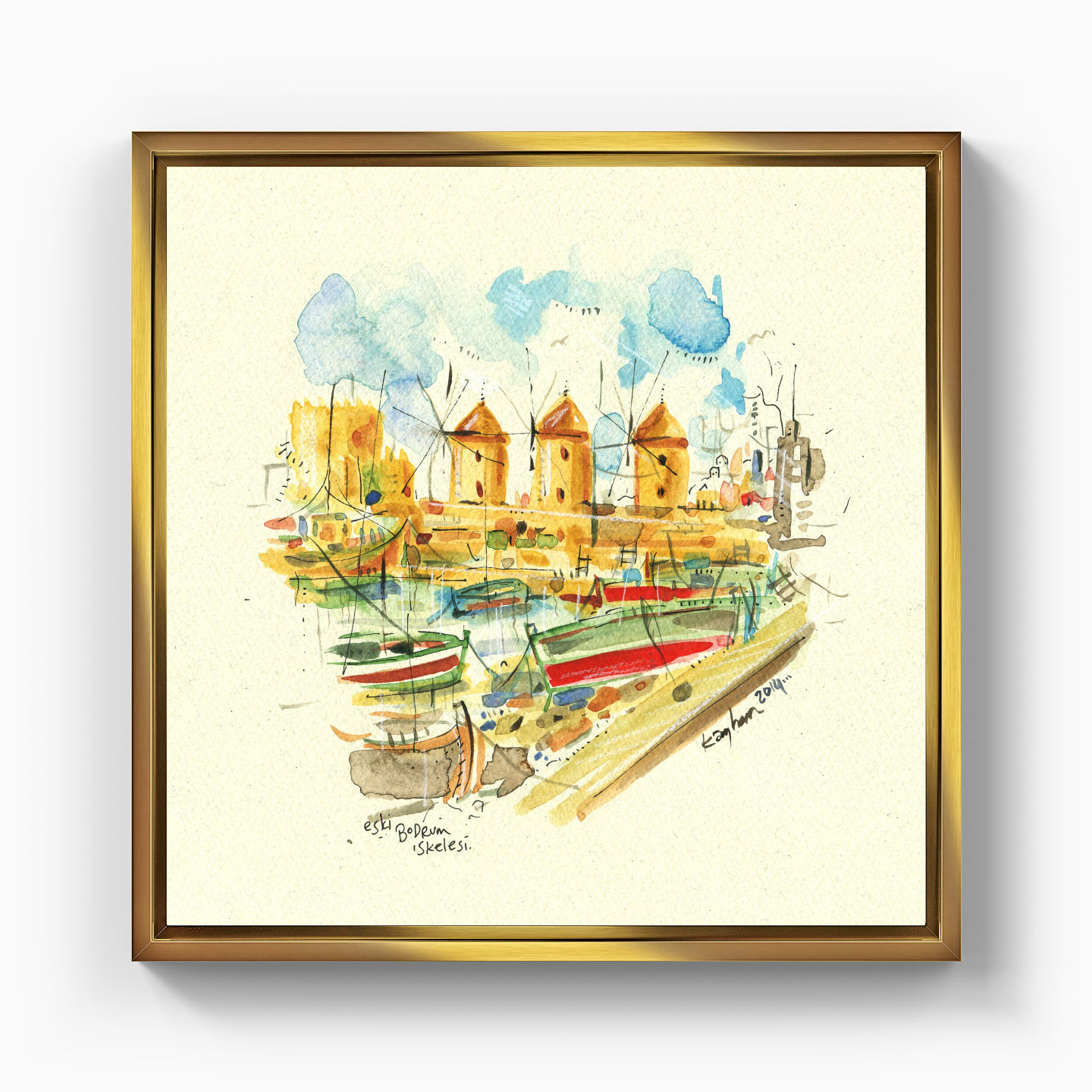 harbor - Canvas Print