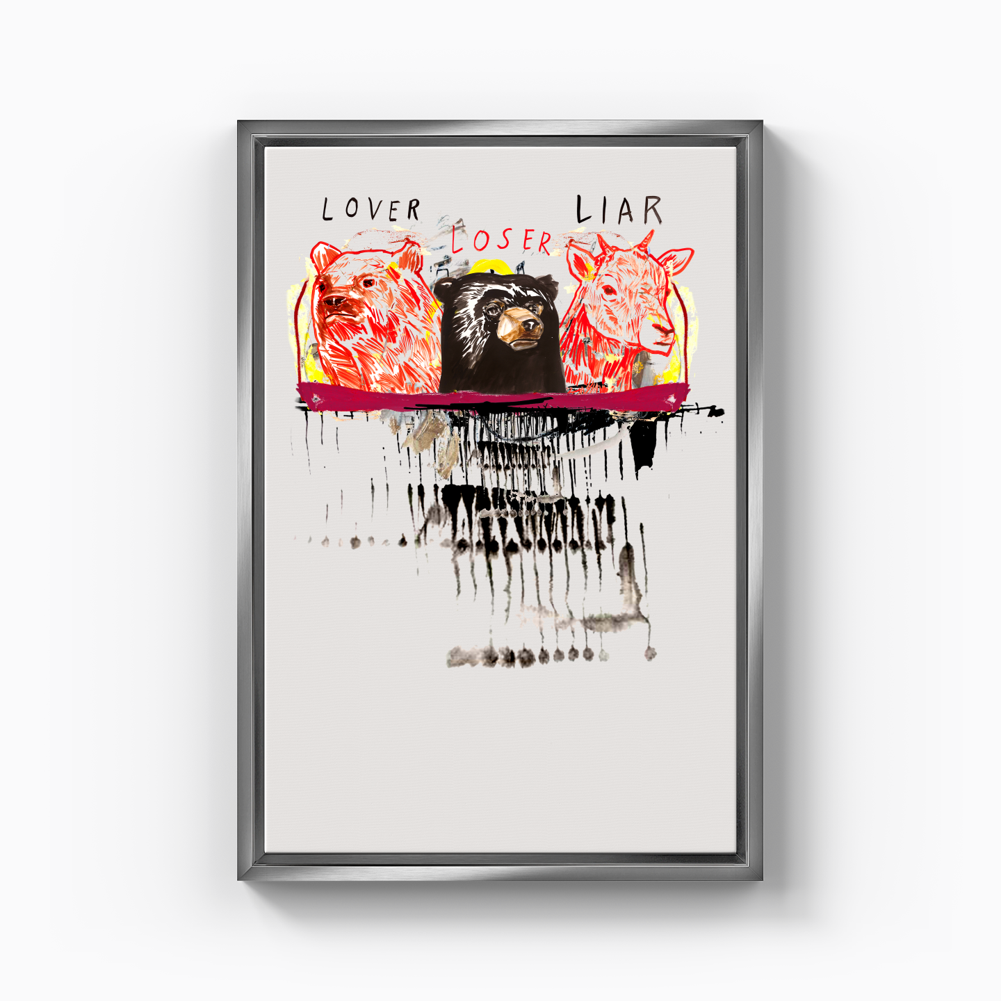 Lover Loser Liar - Kanvas Tablo
