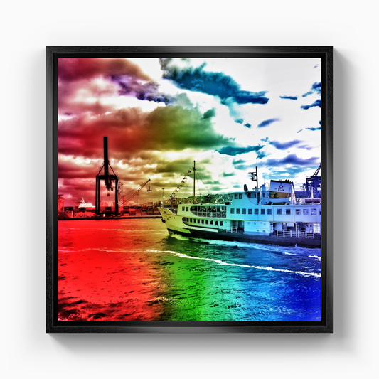 haydarpaşa ferry - Canvas Painting