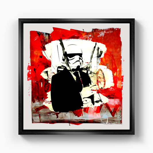 warrior stormtrooper - Canvas Print