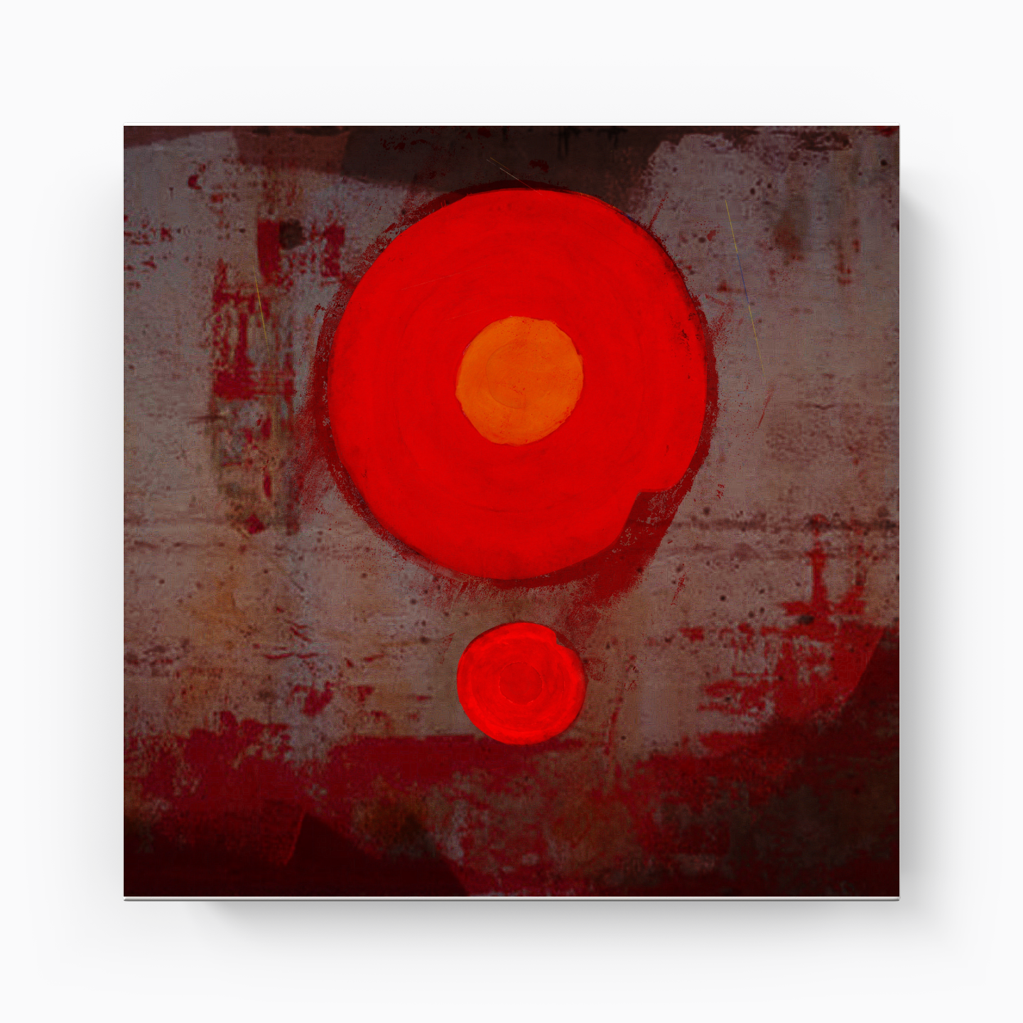 Big Red Dot and Her Little Red Dotie 05 - Kanvas Tablo