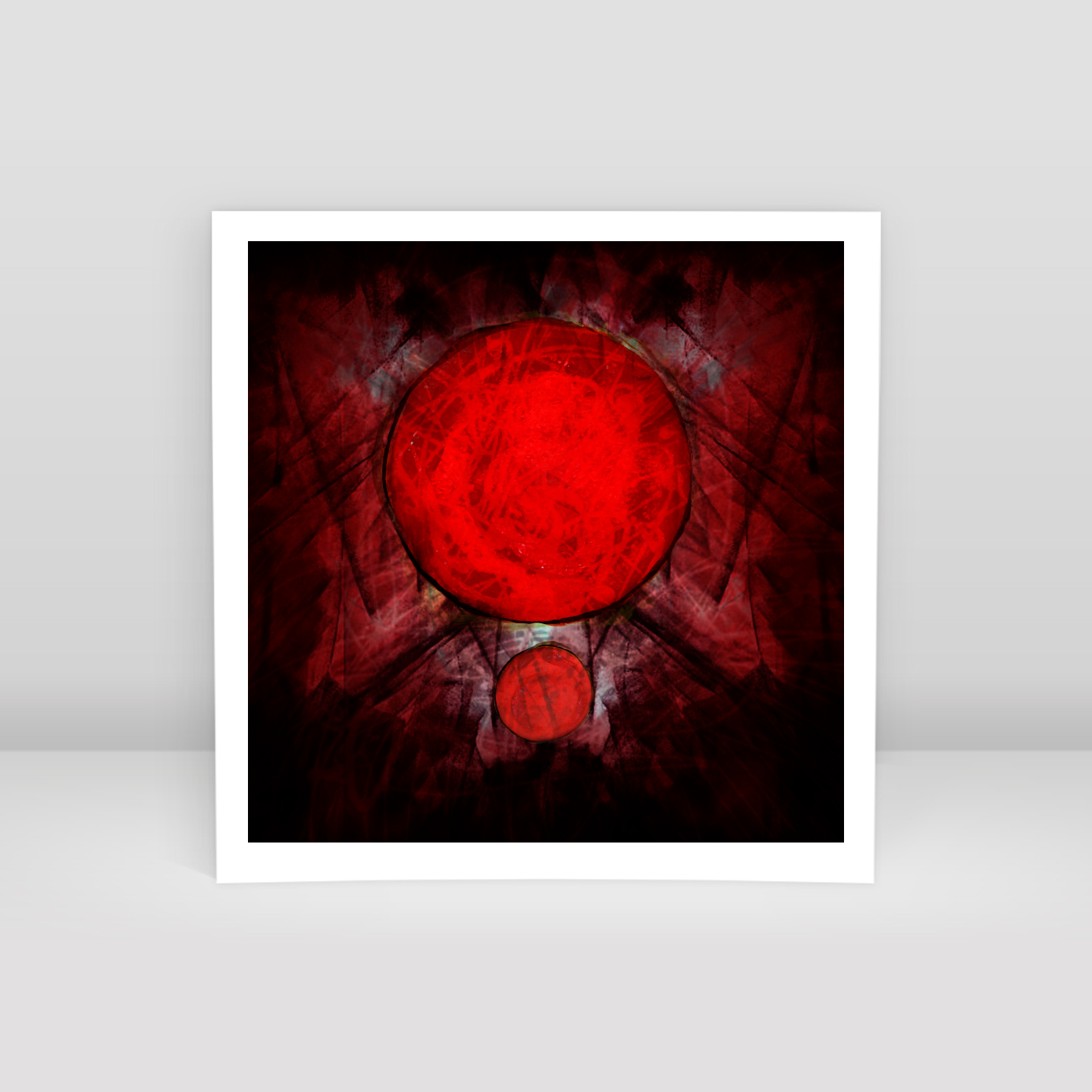 Big Red Dot and Her Little Red Dotie 07 - Art Print
