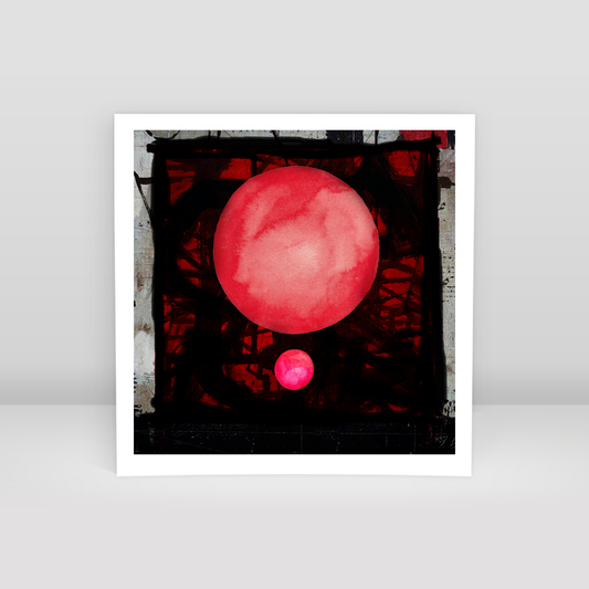 Big Red Dot and Her Little Red Dotie 10 - Art Print