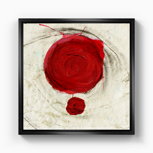 Big Red Dot and Her Little Red Dotie 09 - Canvas Painting