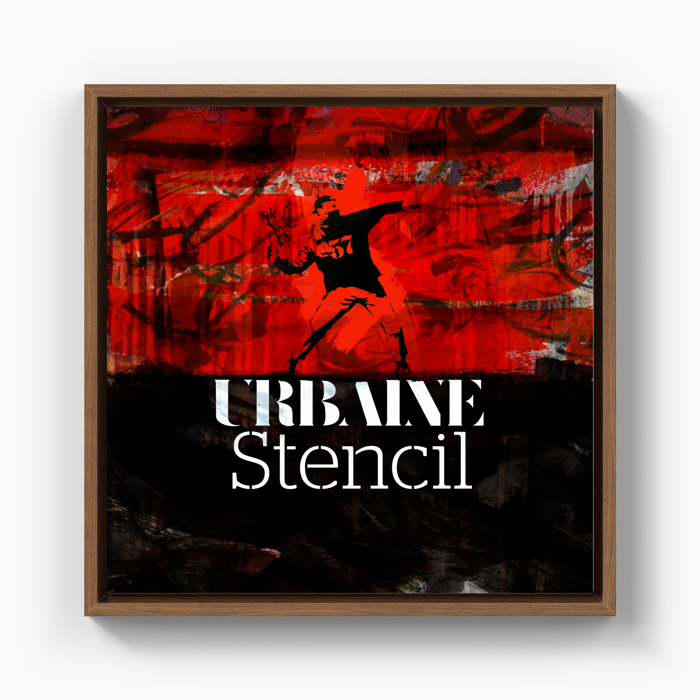 Urbaine Stencil - Kanvas Tablo